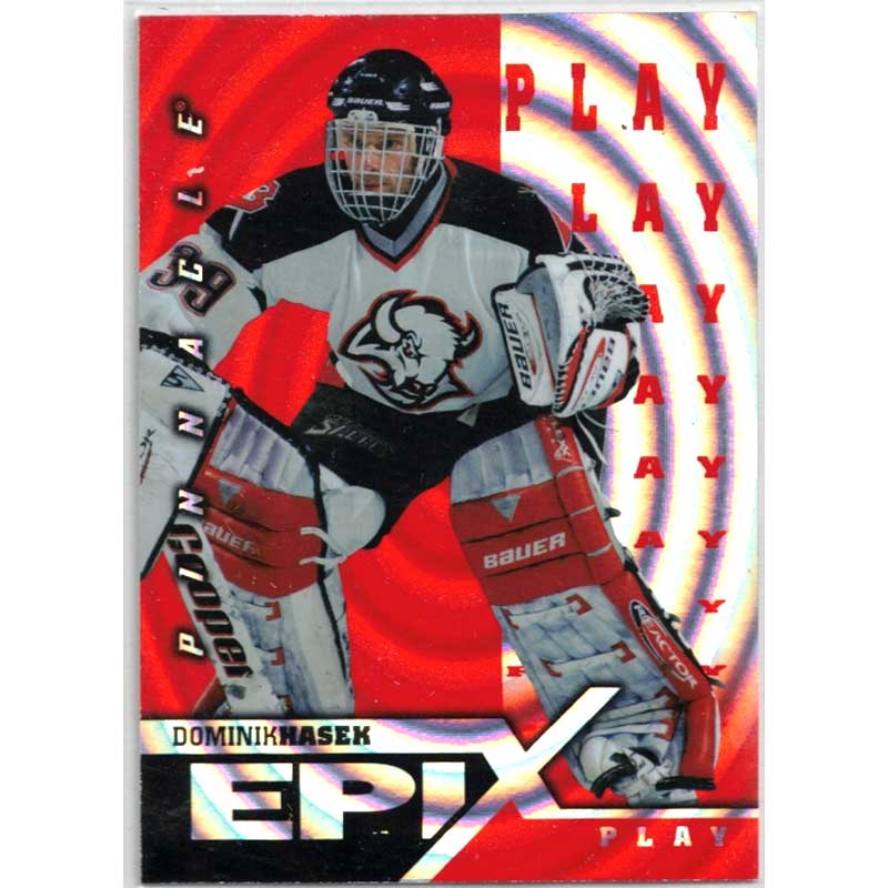 Dominik Hasek 1997-98 Pinnacle Epix Play Orange #22
