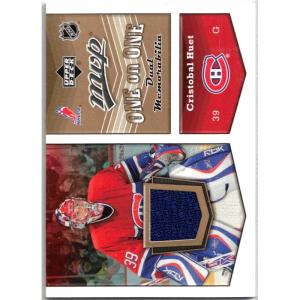 Cristobal Huet / Martin Gerber 2007-08 Upper Deck MVP One on One Jerseys #OOHG