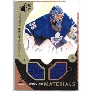 Jean-Sebastien Giguere 2010-11 SPx Winning Materials #WMJG