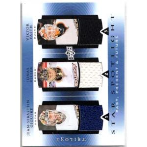 Jean-Sebastien Giguere / J Hiller / V Fasth 2013-14 Upper Deck Trilogy Three Star Past Present Future Jerseys #PPFDUCKS