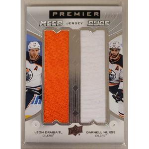 Leon Draisaitl/Darnell Nurse 2020-21 Upper Deck Premier Mega Jersey Duos #PM2ND /49