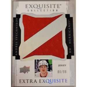 Andrei Svechnikov 2021-22 Exquisite Collection Extra Exquisite Jerseys #ECEAS /99