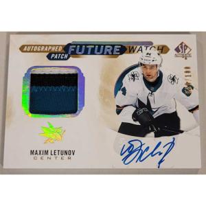 Maxim Letunov 2020-21 SP Authentic Limited Future Watch Patch Autographs #FWAPML /100