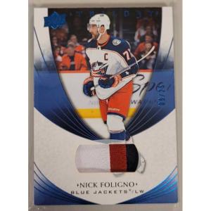 Nick Foligno Patch 2020-21 Upper Deck Trilogy Blue #27 /25