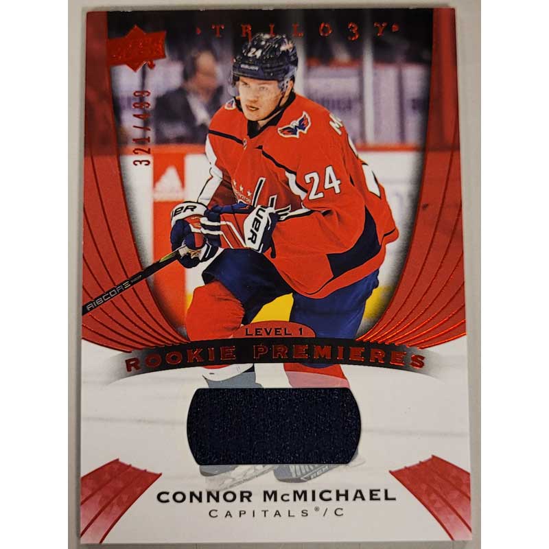 Connor McMichael 2020-21 Upper Deck Trilogy Red #82 Jersey /499