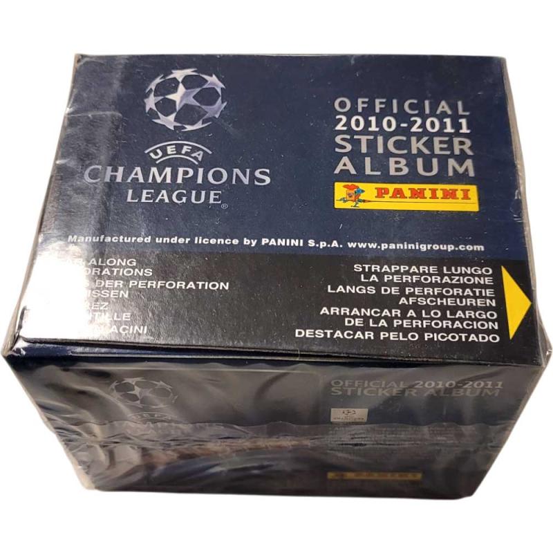 1 Full Box (50 Packs) Panini Stickers Champions League 2010-11