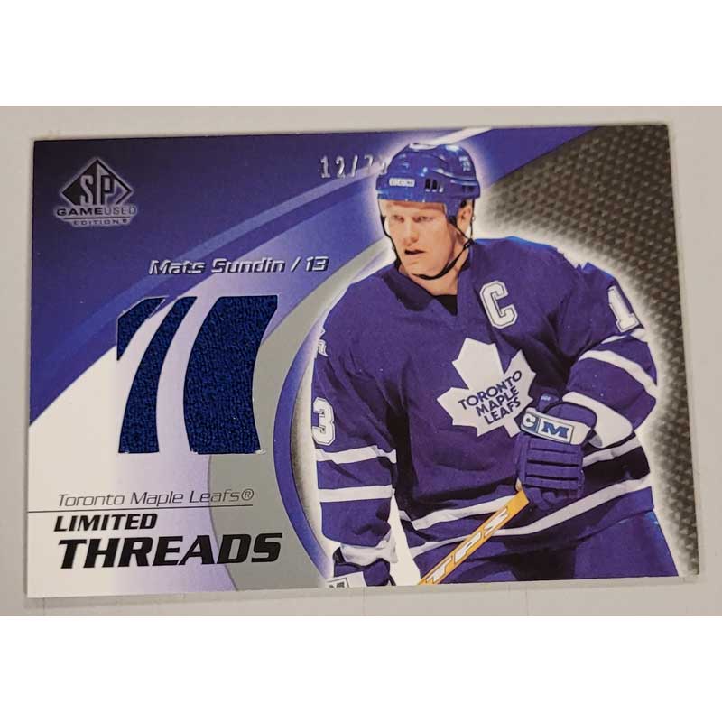 Mats Sundin 2003-04 SP Game Used Limited Threads #LTMS /75