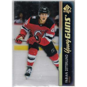 Fabian Zetterlund 2021-22 SP Authentic #729 Upper Deck Clear Cut Special Young Guns (Alternativ bild och version)