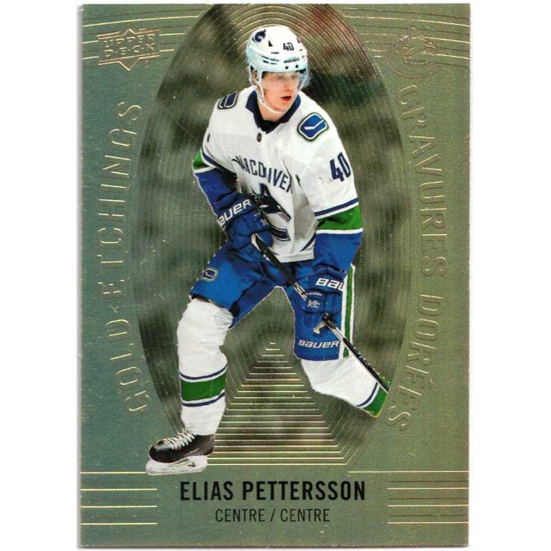Elias Pettersson 2019-20 Upper Deck Tim Hortons Gold Etchings #GE6
