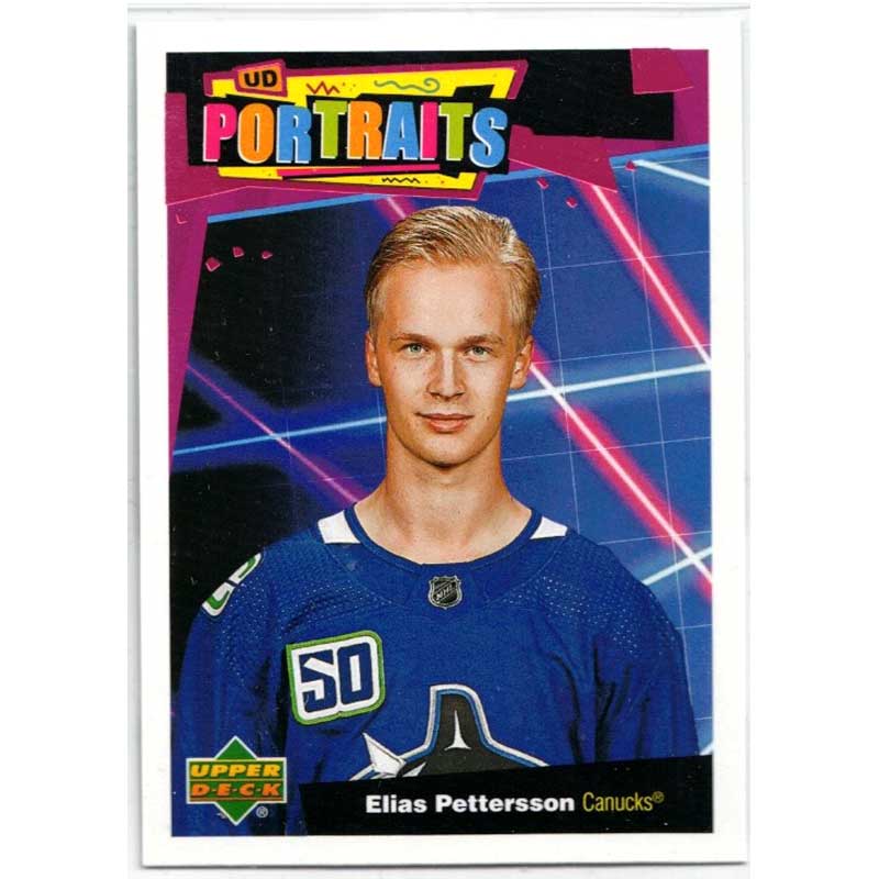 Elias Pettersson 2020-21 Upper Deck UD Portraits #P16