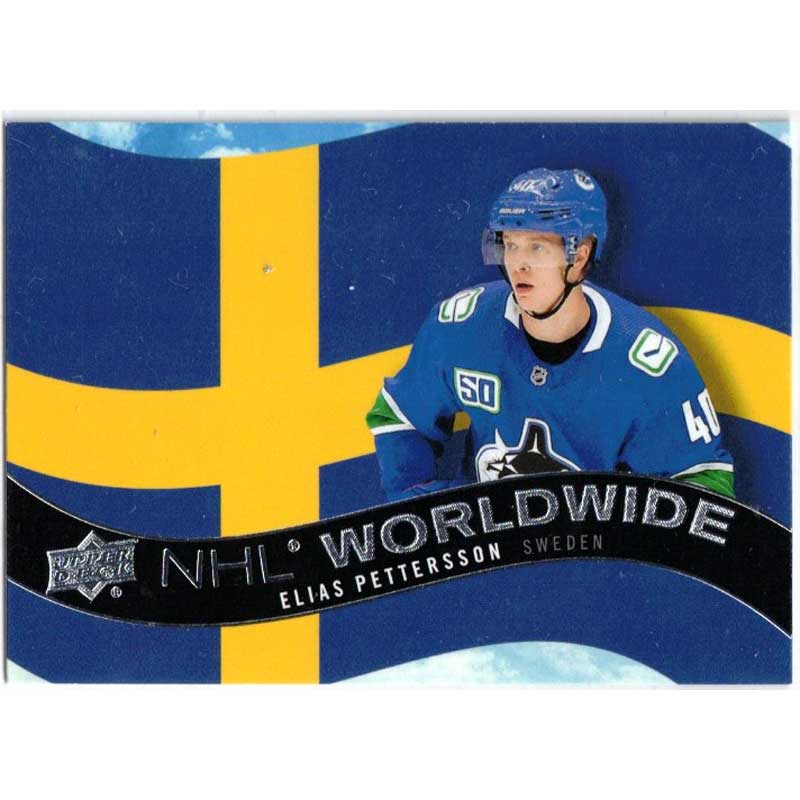 Elias Pettersson 2020-21 Upper Deck NHL Worldwide #WW5