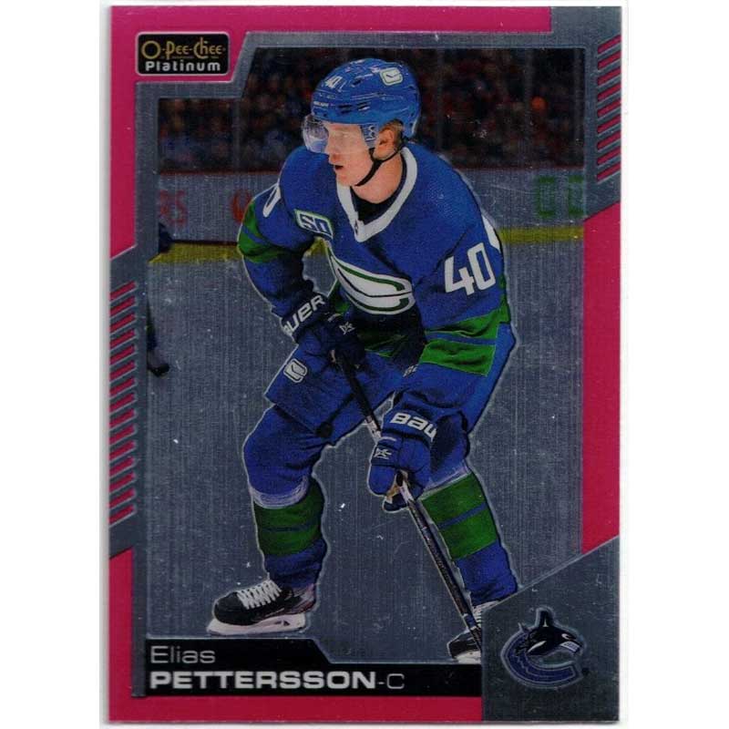Elias Pettersson 2020-21 O-Pee-Chee Platinum Matte Pink #148