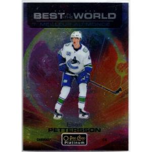 Elias Pettersson 2020-21 O-Pee-Chee Platinum Best in the World #BW14