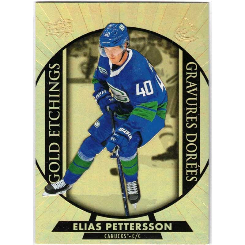Elias Pettersson 2020-21 Upper Deck Tim Hortons Gold Etchings #G3