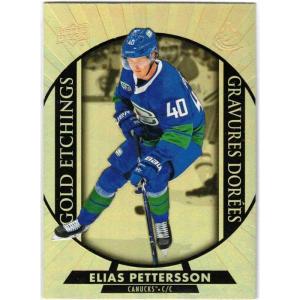 Elias Pettersson 2020-21 Upper Deck Tim Hortons Gold Etchings #G3