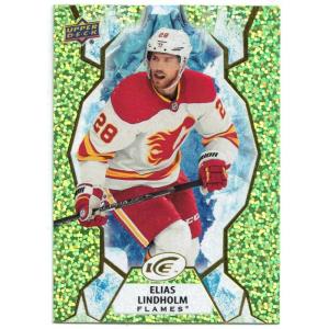 Elias Lindholm 2021-22 Upper Deck Ice Green #63