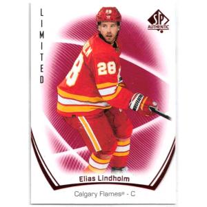 Elias Lindholm 2021-22 SP Authentic Limited Red #56