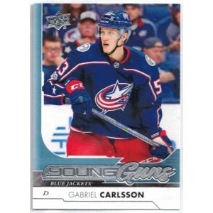 Gabriel Carlsson 2017-18 Upper Deck #215 YG RC