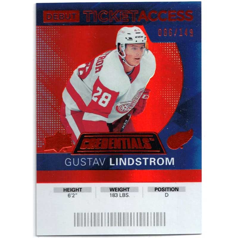 Gustav Lindstrom 2020-21 Upper Deck Credentials Orange #59 /149
