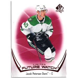 Jacob Peterson 2021-22 SP Authentic Limited Red #173 Future Watch