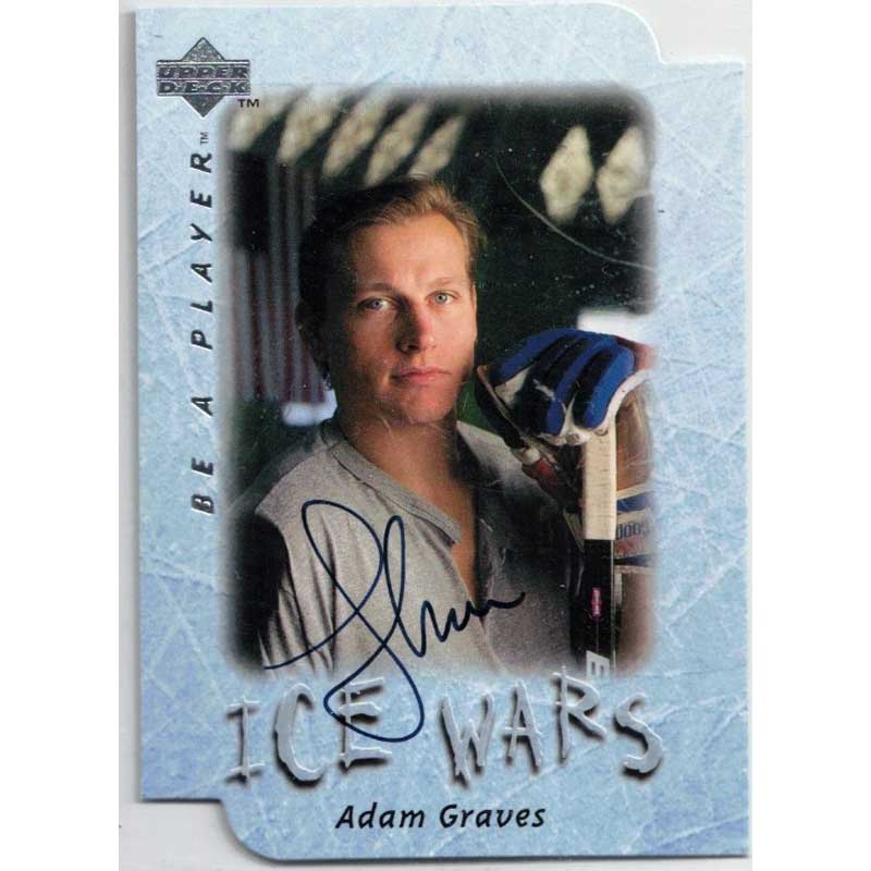 Adam Graves 1995-96 Be A Player Autographs Die Cut #S212