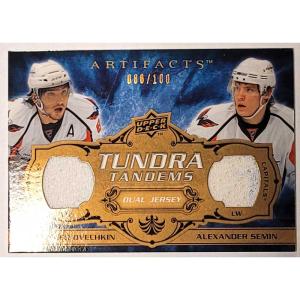 Alexander Ovechkin / Alexander Semin 2008-09 Artifacts Tundra Tandems #TTSO /100