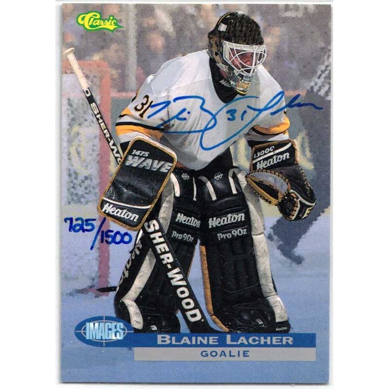 Blaine Lacher 1995 Images Autographs #9A /1500