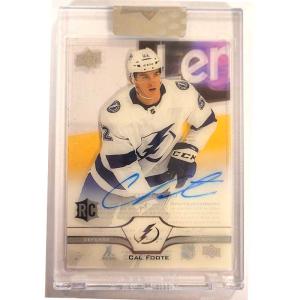 Cal Foote 2020-21 Upper Deck Clear Cut Autograph #CCCF RC