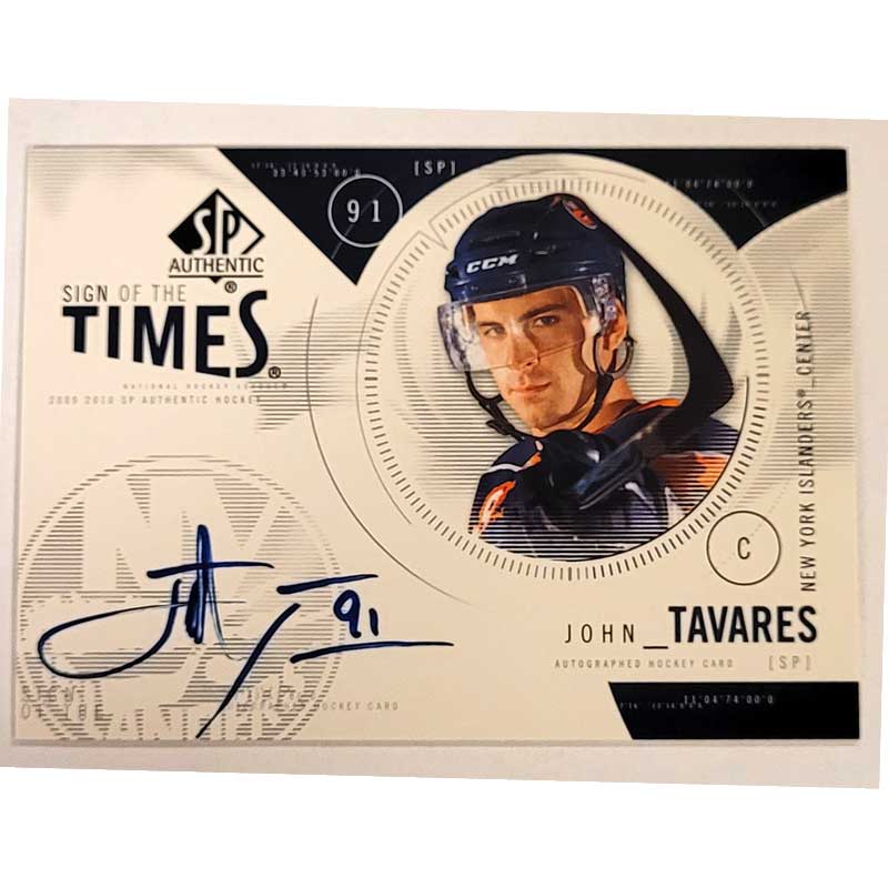John Tavares 2009-10 SP Authentic Sign of the Times #STTA