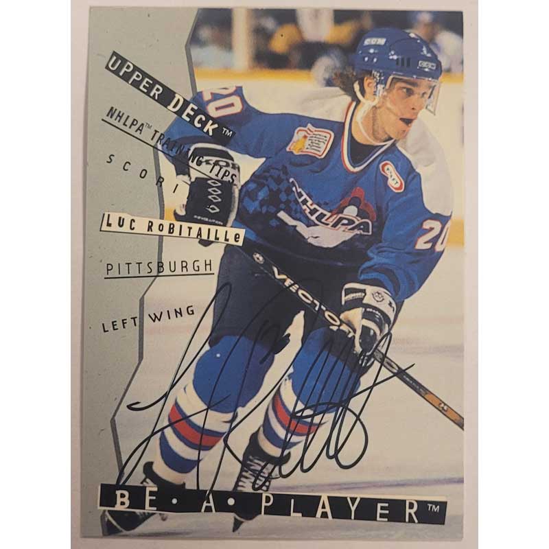 Luc Robitaille 1994-95 Be A Player Autographs #113