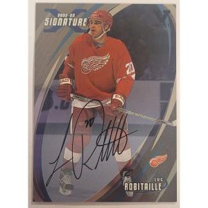 Luc Robitaille 2002-03 BAP Signature Series Autographs #153 SP [Black Vault Stamp]