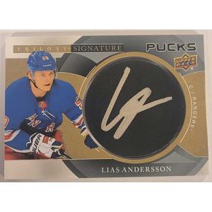Lias Andersson 2018-19 Upper Deck Trilogy Signature Pucks #SPLA