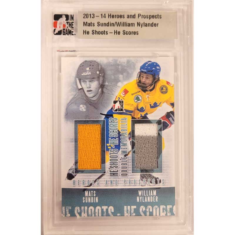 Mats Sundin / William Nylander 2013-14 ITG Heroes and Prospects #HSHS20 /15/20