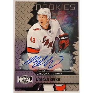 Morgan Geekie 2020-21 Metal Universe Silver #109 Autograph /399