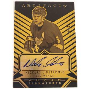 Nicklas Lidström 2019-20 Artifacts Aurum Signatures #ASNL 04/18