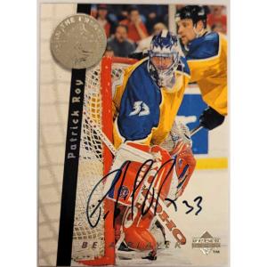 Patrick Roy 1995-96 Be A Player Autographs #S197