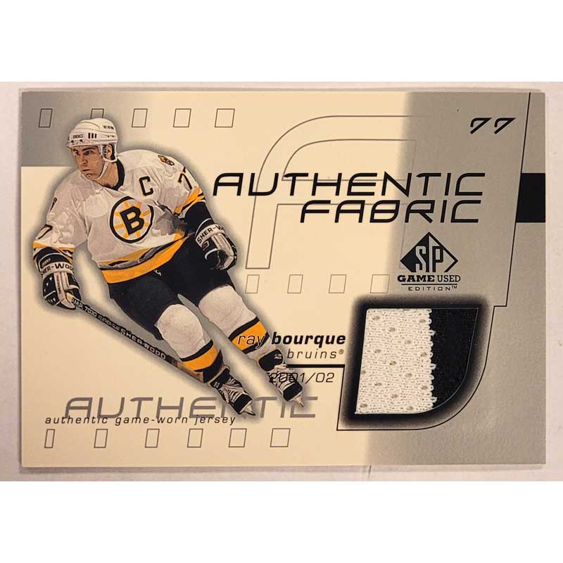Ray Bourque 2001-02 SP Game Used Authentic Fabric #AFRB