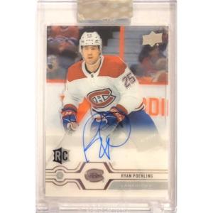 Ryan Poehling 2019-20 Upper Deck Clear Cut Autograph #CCRP RC