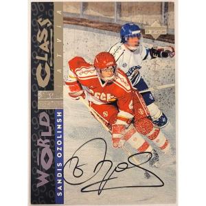 Sandis Ozolinsh 1995-96 Be A Player Autographs #S183