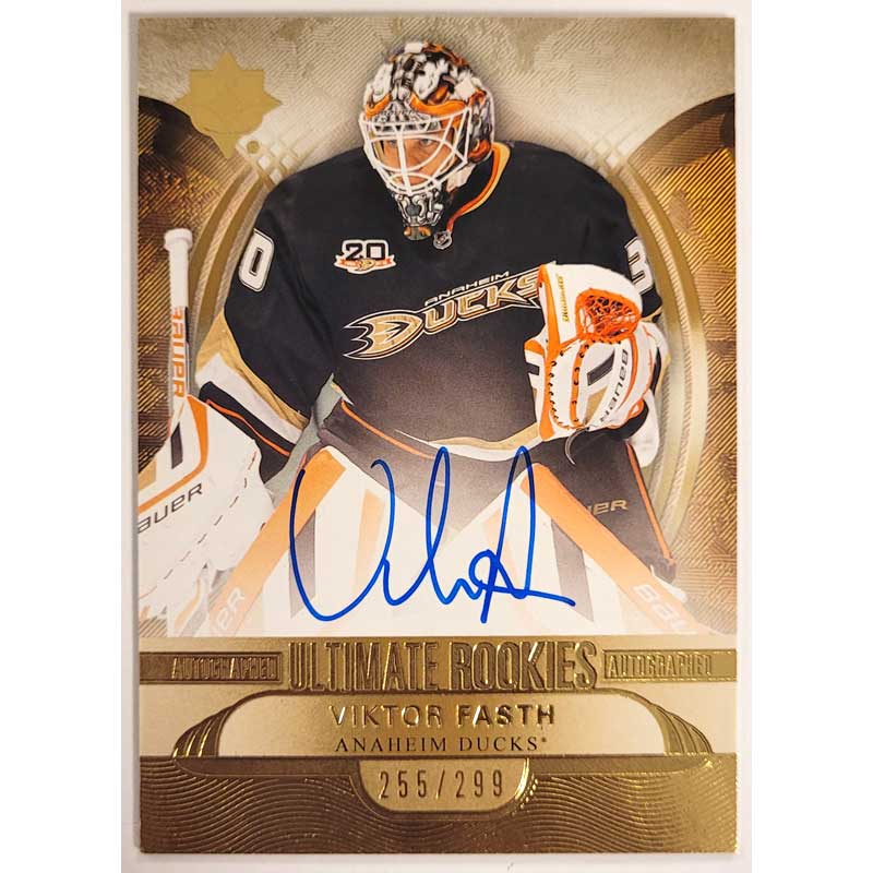 Viktor Fasth 2013-14 Ultimate Collection Autograph #141 /299 RC