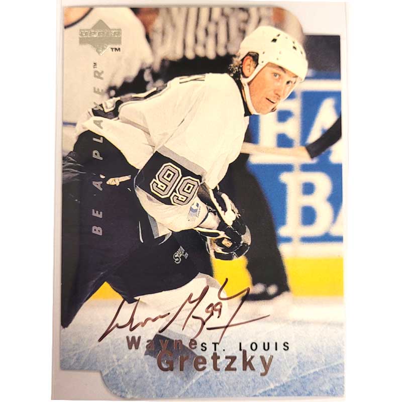 Wayne Gretzky 1995-96 Be A Player Autographs Die Cut #S97