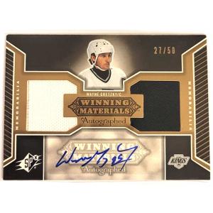 Wayne Gretzky 2005-06 SPx Winning Materials Autographs #AWMWG /50