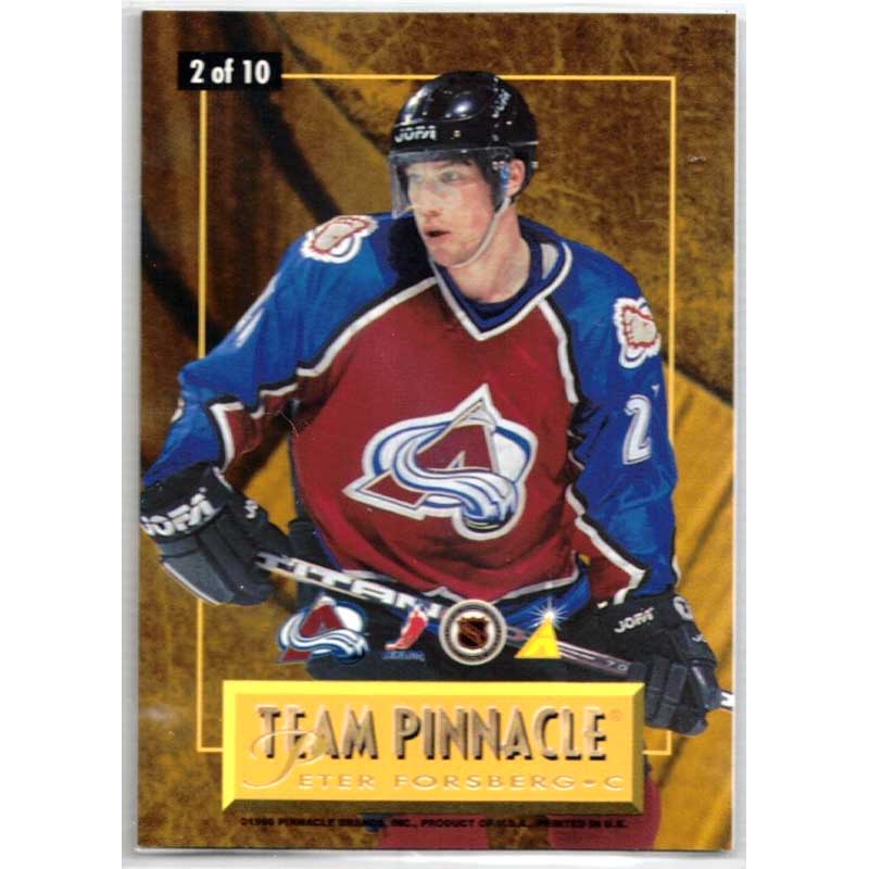Peter Forsberg / Mario Lemieux 1996-97 Pinnacle Team Pinnacle #2