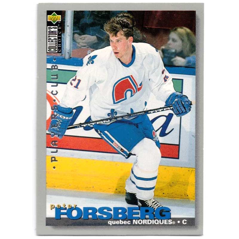 Peter Forsberg 1995-96 Collector's Choice Player's Club #26