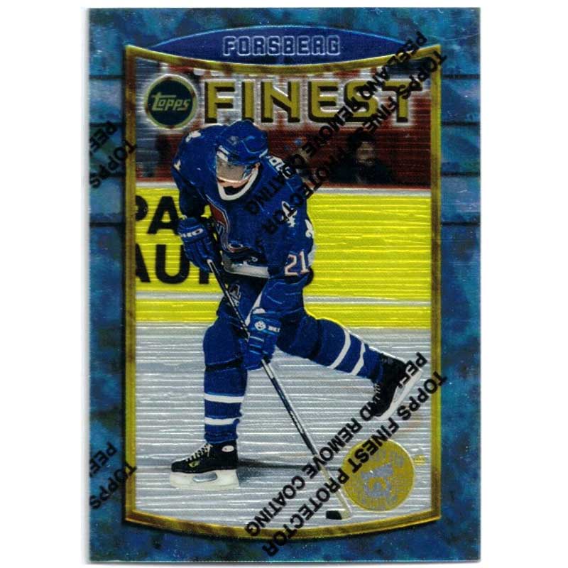 Peter Forsberg 1994-95 Finest #1 Stanley Cup Champion Stamp