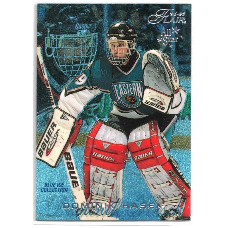 Dominik Hasek 1996-97 Flair Blue Ice #B8 030/250