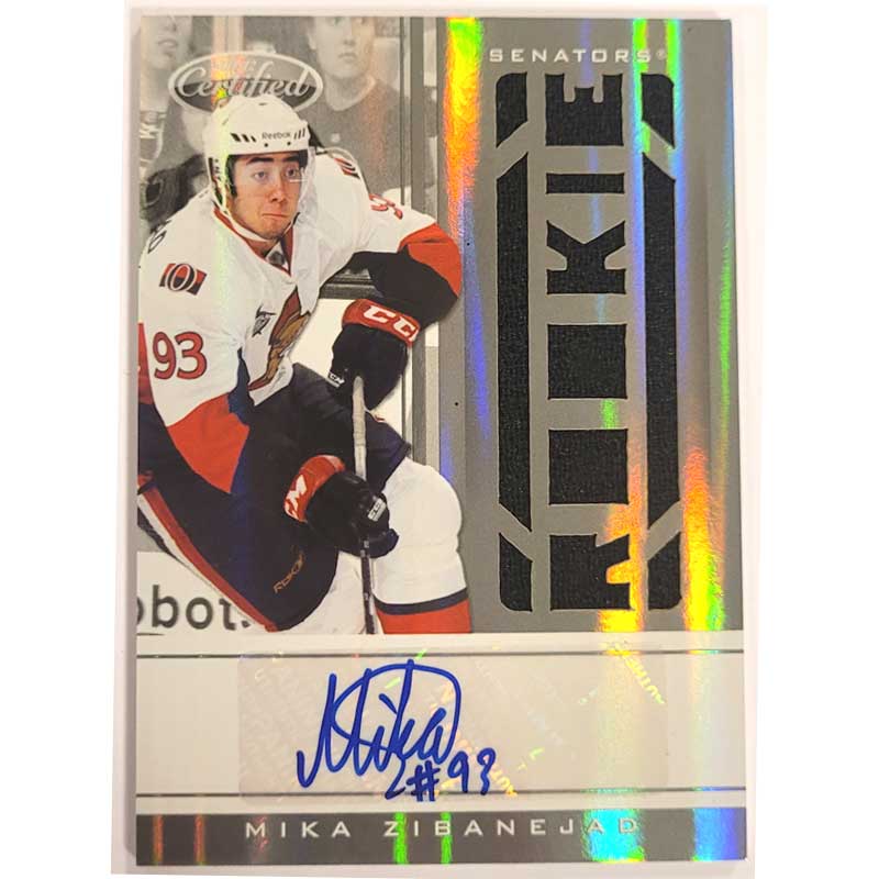 Mika Zibanejad 2011-12 Certified #223 Jersey Autograph RC 485/499