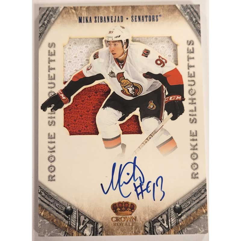 Mika Zibanejad 2011-12 Crown Royale #176 Jersey Autograph RC 89/99