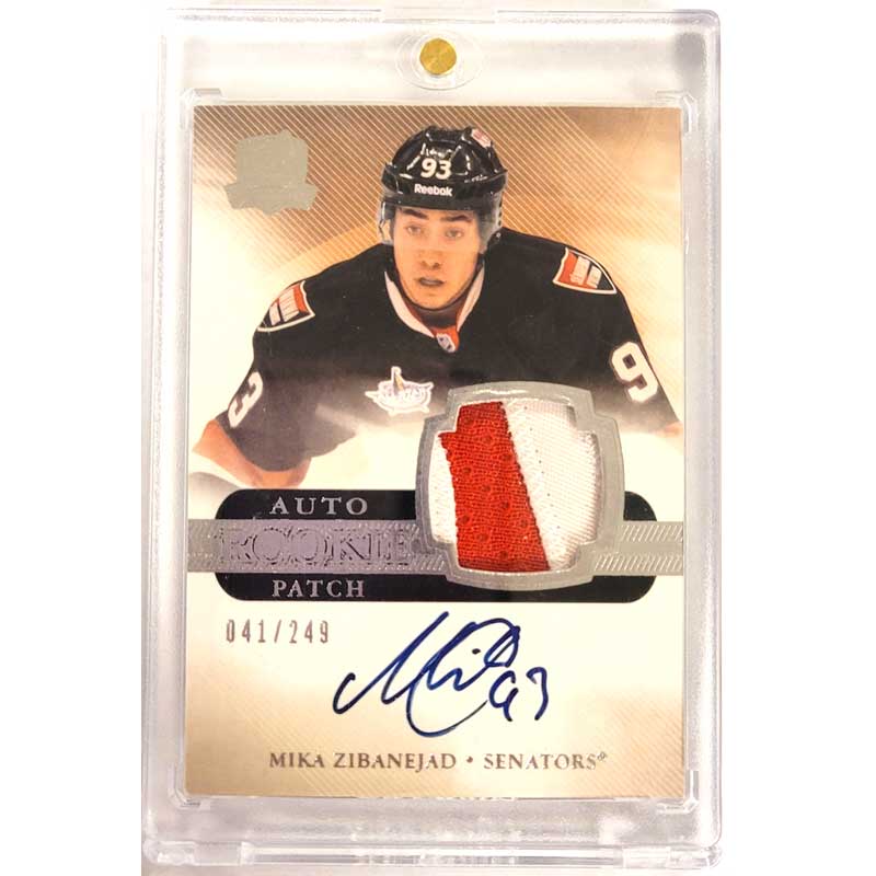 Mika Zibanejad 2011-12 The Cup #121 Patch Autograph RC 041/249