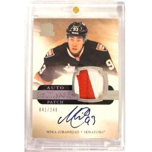 Mika Zibanejad 2011-12 The Cup #121 Patch Autograph RC 041/249